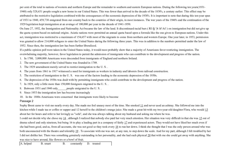 大学英语四级阅读200篇_英语四六级整合_英语四六级真题版本二此版为主此文件夹会持续更新_四六级单词汇总_四级单词_赠四六级加油包_阅读