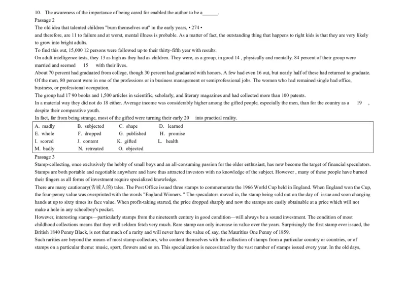 大学英语四级阅读200篇_英语四六级整合_英语四六级真题版本二此版为主此文件夹会持续更新_四六级单词汇总_四级单词_赠四六级加油包_阅读