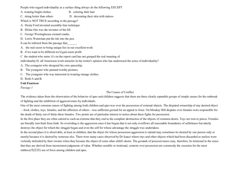 大学英语四级阅读200篇_英语四六级整合_英语四六级真题版本二此版为主此文件夹会持续更新_四六级单词汇总_四级单词_赠四六级加油包_阅读