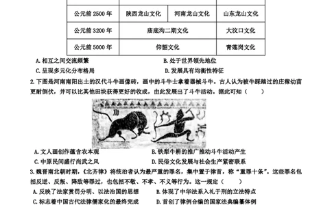 辽宁省六校2023-2024学年高三上学期期初考试历史(1)_2023年8月_028月合集_2024届辽宁省六校高三上学期期初考试