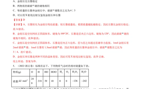 专题07化学反应的热效应-五年（2019-2023）高考化学真题分项汇编（全国通用）（解析版）_赠送：2008-2024全套高考真题_高考化学真题_送高考化学五年真题(2019-2023)分项汇编（全国通用）