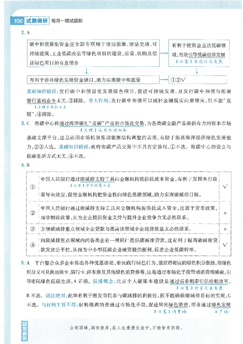 试题调研第十辑政治热点时政_2023高考押题卷_试题调研8910期考前推荐看的三期_试题调研第十期考前抢分必备_试题调研第十辑