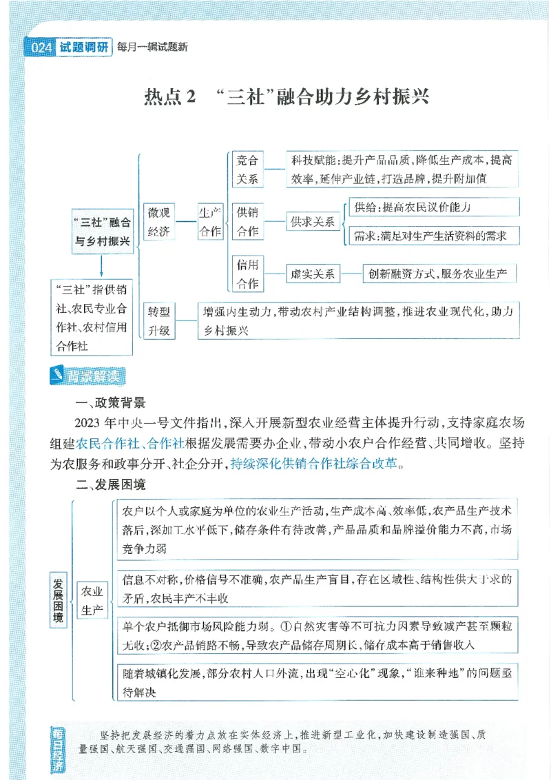 试题调研第十辑政治热点时政_2023高考押题卷_试题调研8910期考前推荐看的三期_试题调研第十期考前抢分必备_试题调研第十辑