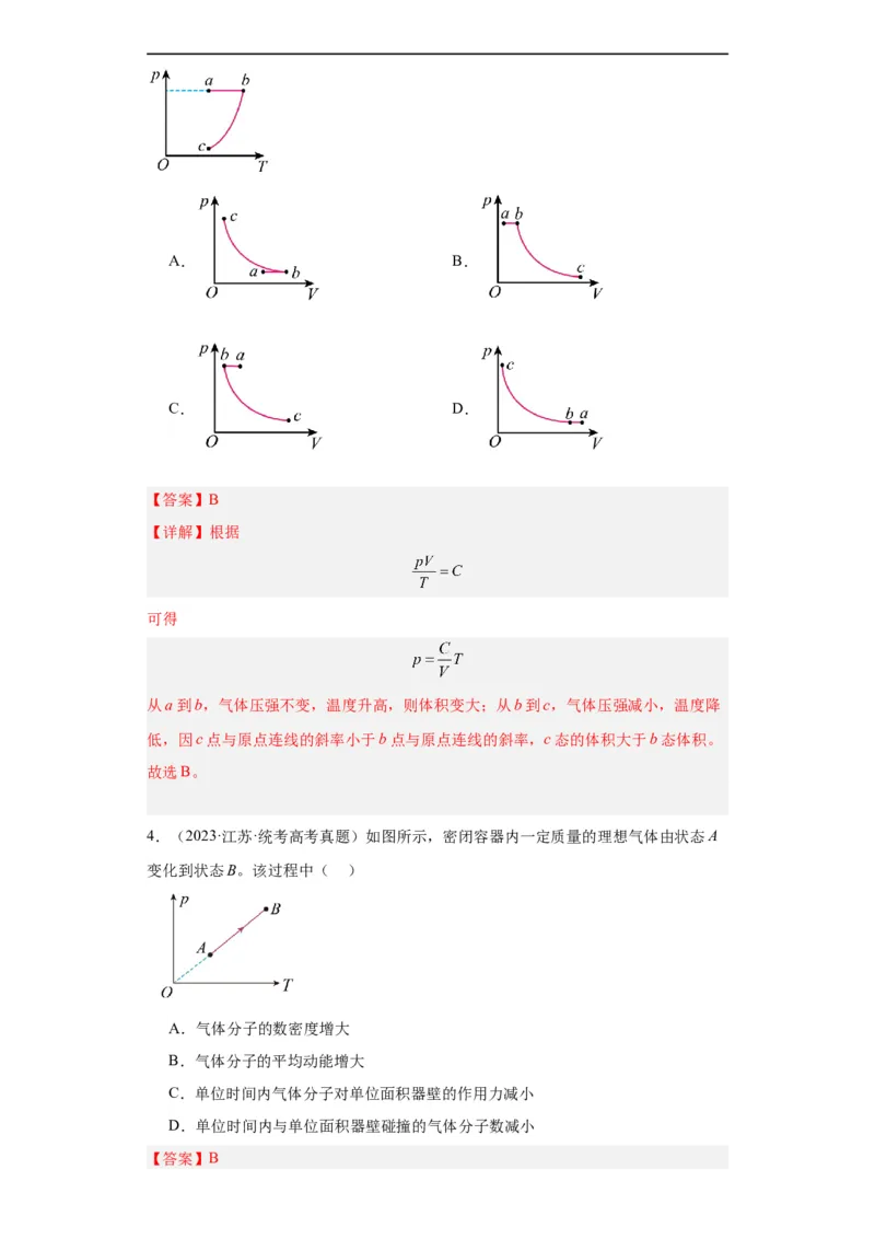 专题15热学(解析版)_赠送：2008-2024全套高考真题_高考物理真题_送高考物理五年真题(2019-2023)分项汇编（全国通用）