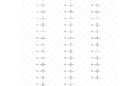 分数加法第81-100篇（初级）答案_编码0121-6年级数学口算计算_口算题（适合5年级）_分数-加法（200篇）_（分数）加法初级（100篇）