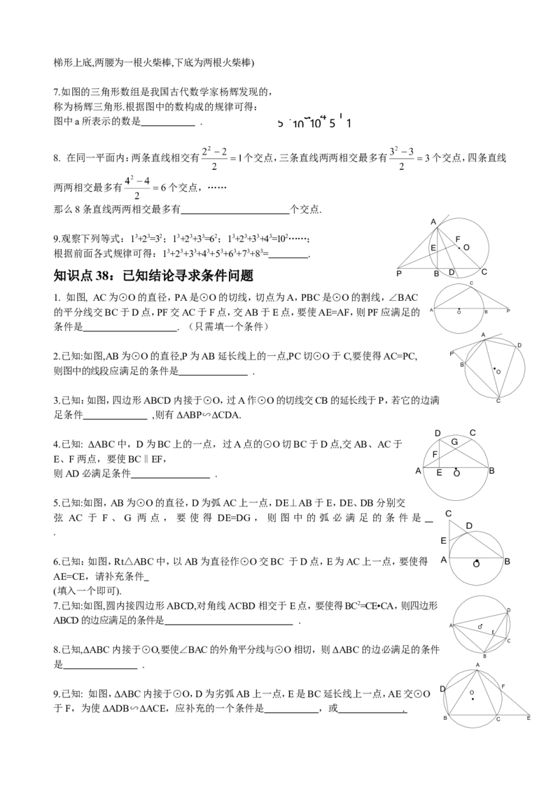 品优教学中考数学重点知识点及重要题型_赠送小初高学霸笔记等_小初高知识点_小初高知识点_中考数学知识点