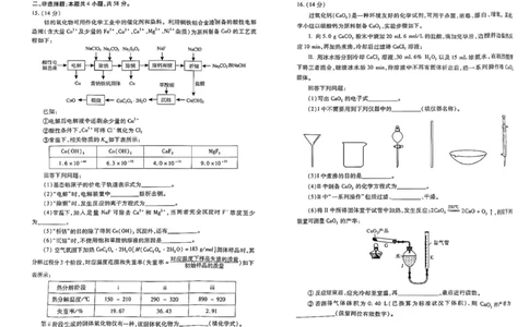 河南省2024届高三上学期8月起点开学考试化学(1)_2023年8月_028月合集_2024届河南省高三上学期8月起点开学考试