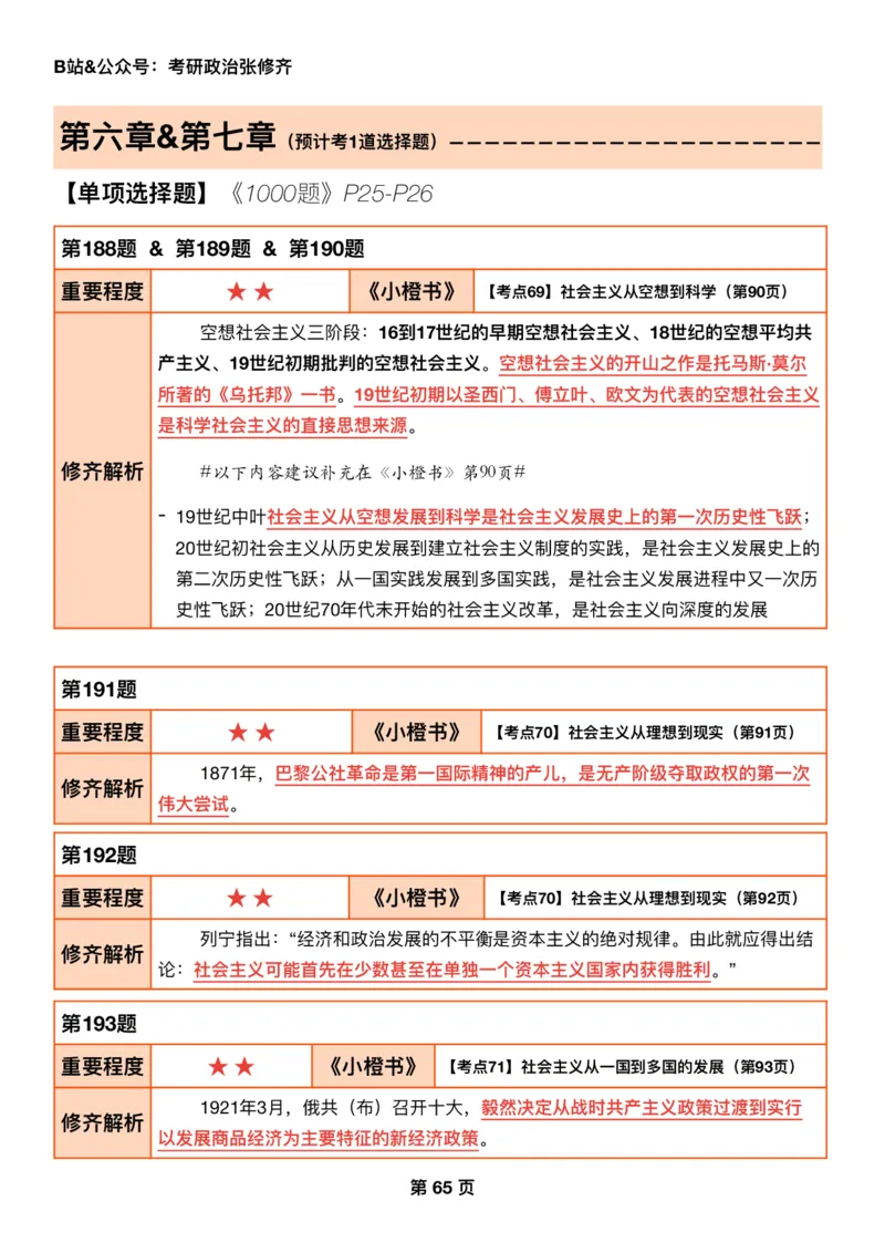 26考研_肖一千题背诵手册修齐带刷营DAY19_2025专四专八真题及备考资料_肖秀荣押题汇总_11张修齐十页纸_26张修齐肖1000题带刷笔记