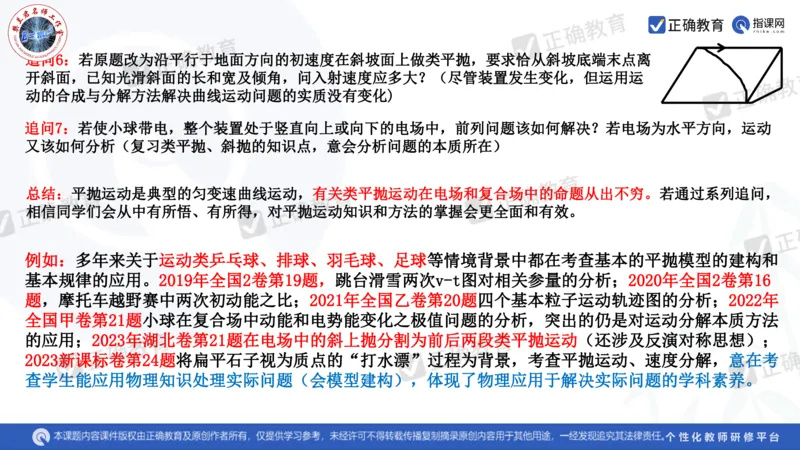 物理---西安中学樊兰君《精研真题突破专项提升思维&mdash;&mdash;高考物理命题特点趋势分析及后期备考策略》3.7_2024高考押题卷_152024其他平台全系列_2024《高考考前预测分析》