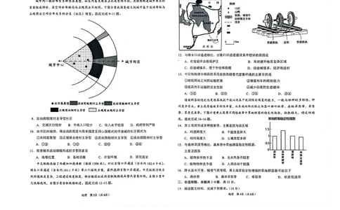 辽宁鞍山高三上（质检Ⅰ）-地理试题+答案(1)_2023年9月_029月合集_2024届辽宁省鞍山市高三上学期第一次质量监测