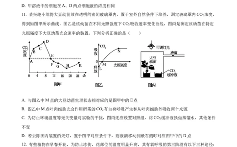 河南省TOP二十名校2024届高三上学期调研考试（四）生物(1)_2023年10月_01每日更新_18号_2024届河南省TOP二十名校高三上学期调研考试（四）