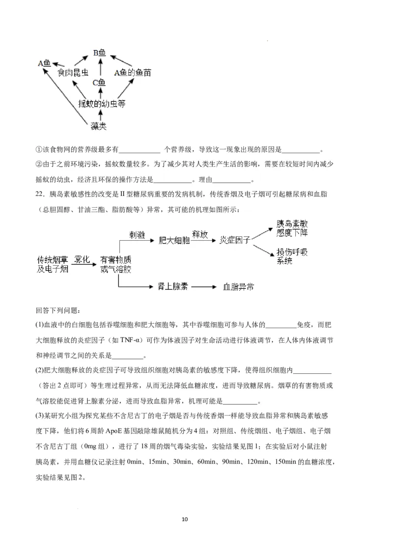 生物（湖北卷）（考试版）_2023高考押题卷_学易金卷-2023学科网押题卷（各科各版本）_2023学科网押题卷-学易金卷-生物_生物（湖北卷）-学易金卷：2023年高考考前押题密卷