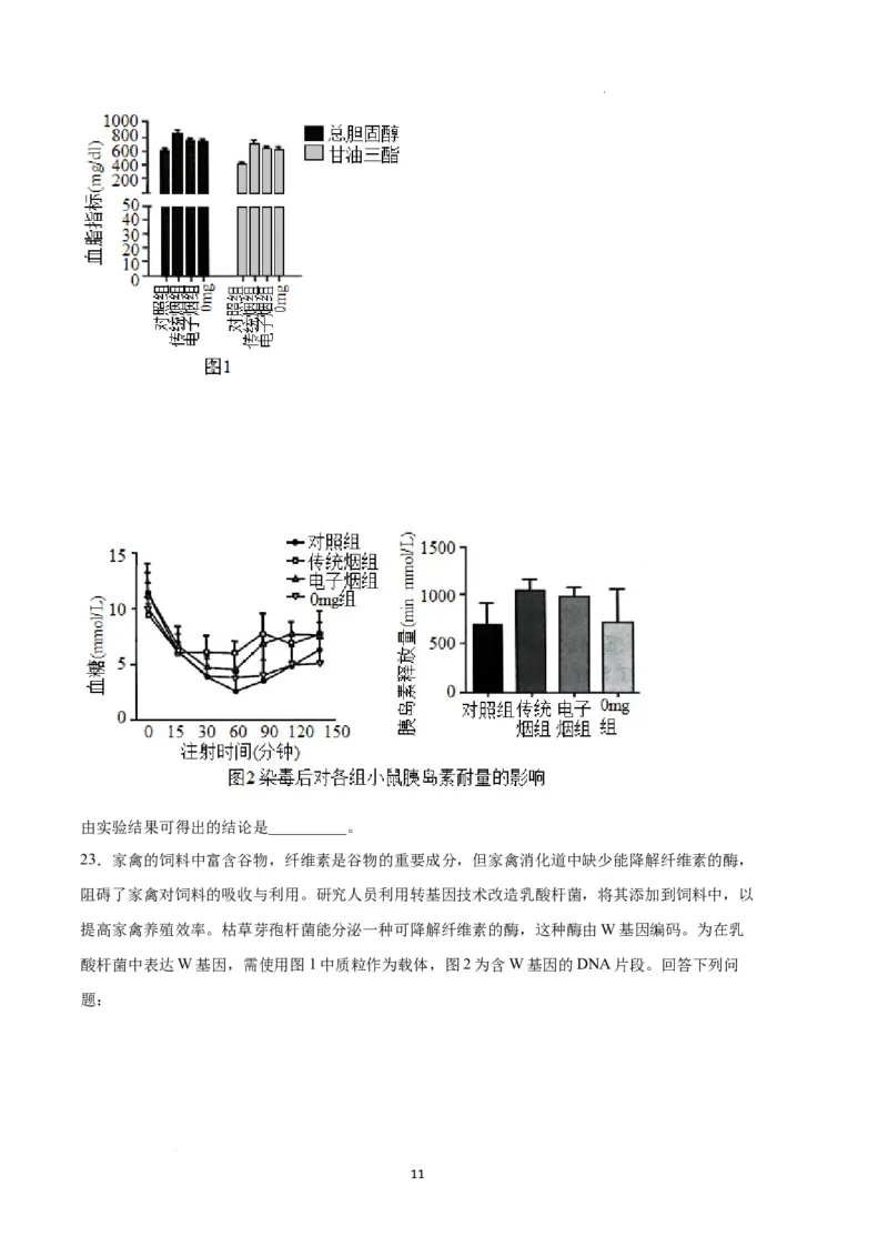 生物（湖北卷）（考试版）_2023高考押题卷_学易金卷-2023学科网押题卷（各科各版本）_2023学科网押题卷-学易金卷-生物_生物（湖北卷）-学易金卷：2023年高考考前押题密卷