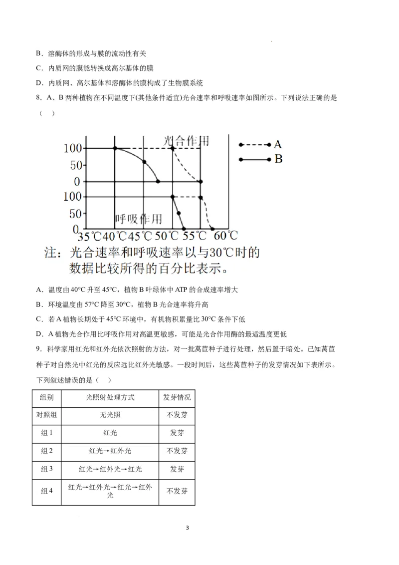 生物（湖北卷）（考试版）_2023高考押题卷_学易金卷-2023学科网押题卷（各科各版本）_2023学科网押题卷-学易金卷-生物_生物（湖北卷）-学易金卷：2023年高考考前押题密卷