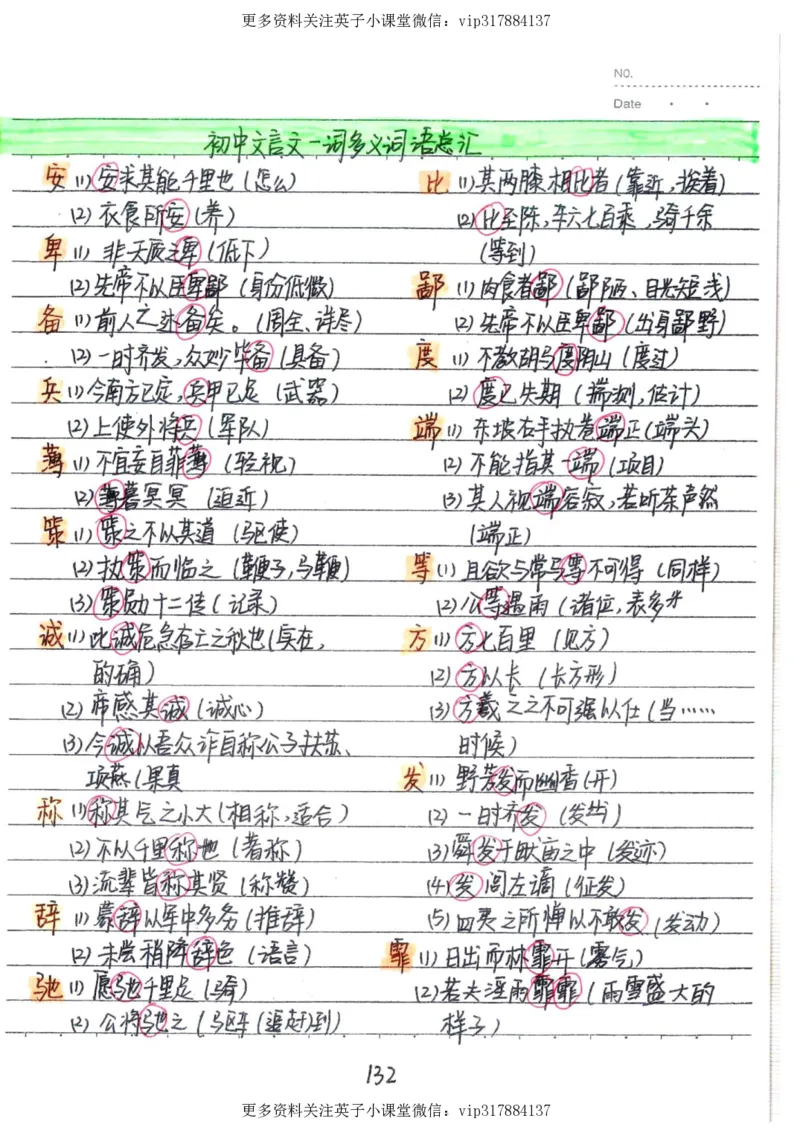 1）中考语文状元笔记（198页）_赠送小初高学霸笔记等_赠_中考状元笔记