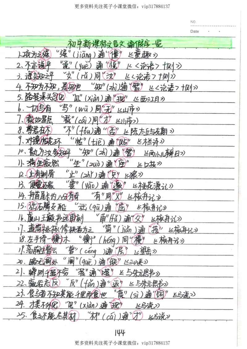 1）中考语文状元笔记（198页）_赠送小初高学霸笔记等_赠_中考状元笔记