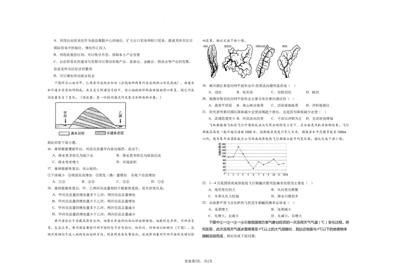 河南省鹤壁市高中2024届高三上学期第二次模拟考试地理(1)_2023年10月_01每日更新_12号_2024届河南省鹤壁市高中高三上学期第二次模拟考试