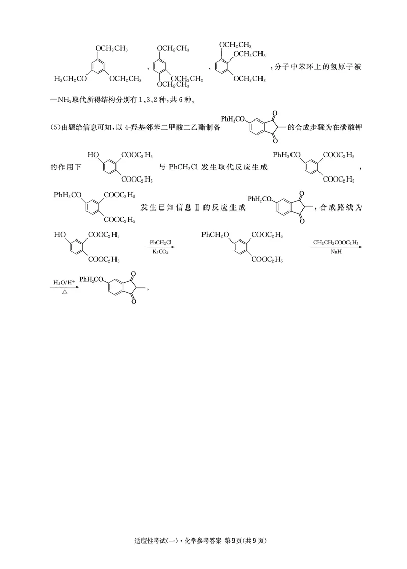 2024届四川省成都石室中学高三下学期5月高考适应性考试（一）理科综合试卷(1)_2024年5月_025月合集_2024届四川省石室中学高三5月高考适应性考试（一）