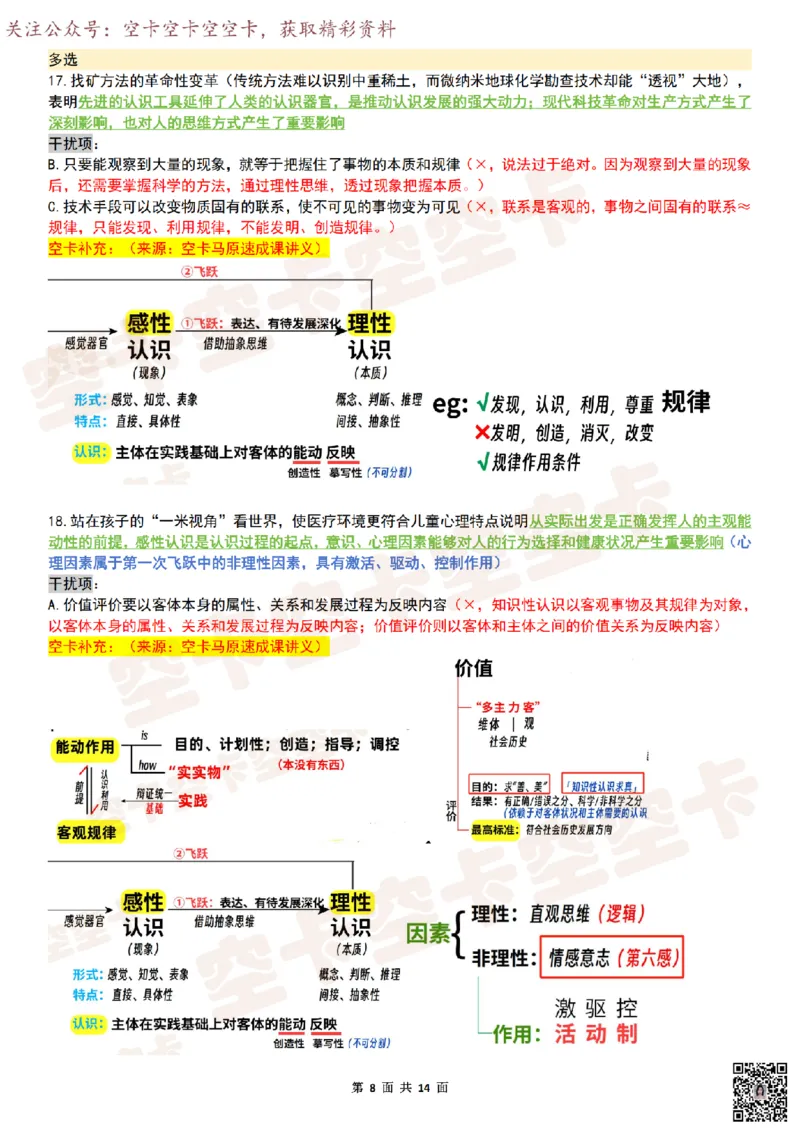 八套卷复盘笔记（二）_2025专四专八真题及备考资料_肖秀荣押题汇总_05空卡《肖八》复盘＆精简背诵版_复盘笔记