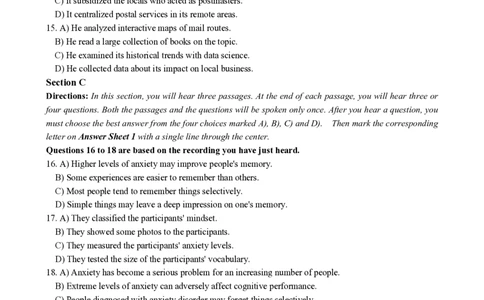 2023.06英语六级真题第1套_历年英语四六级真题+解析合集2015-2023.6_2023年6月四六级真题及答案解析_2023年6月六级真题和答案解析_2023.6六级真题及解析