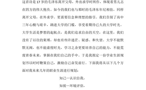 医学影像技术专业大学生职业生涯规划书1_E6-职业规划_04医学影像专业