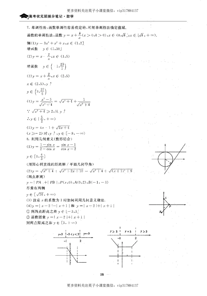 数学状元笔记高中-276页_赠送小初高学霸笔记等_赠_高考状元笔记