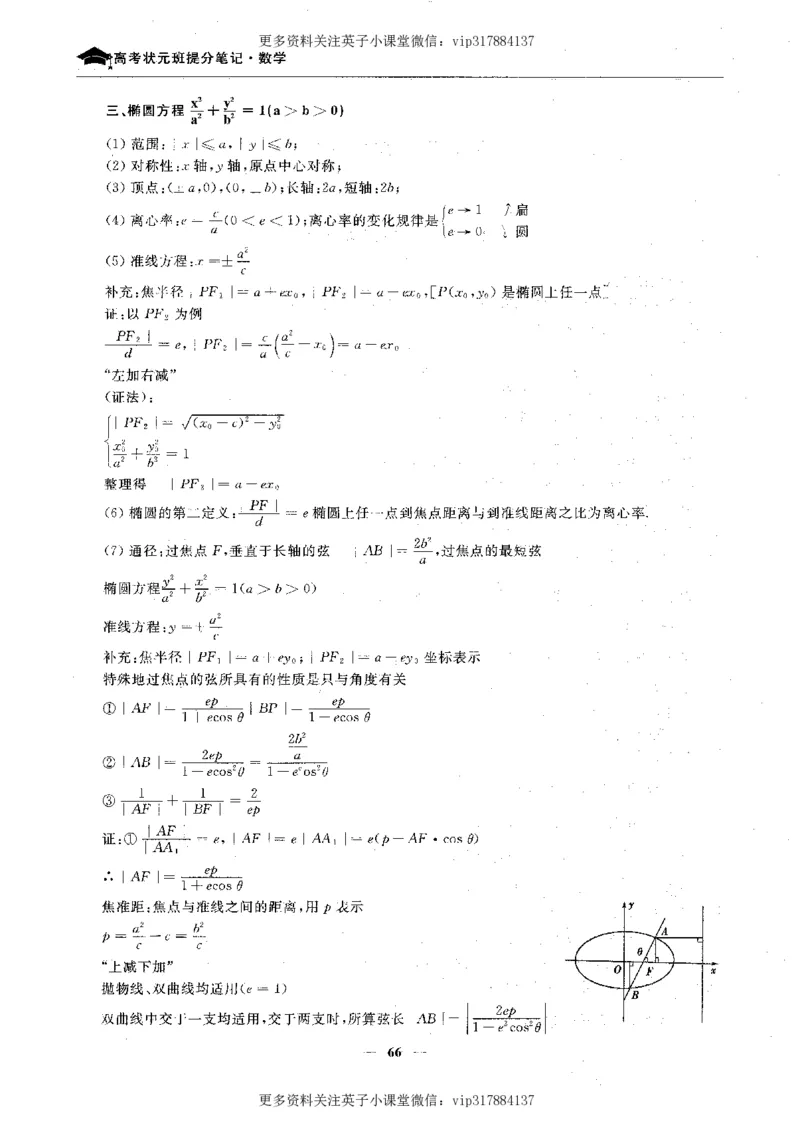 数学状元笔记高中-276页_赠送小初高学霸笔记等_赠_高考状元笔记