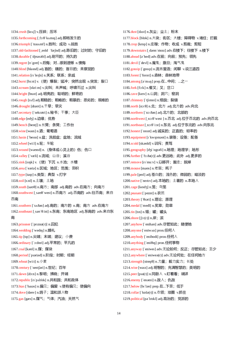四级1500核心词有音标_英语四六级整合_英语四六级真题版本一此版本可作为补充_大学英语CET4_X0_02-高频词汇+答题卡