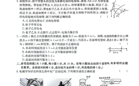 2024届广西高三4月多市联考(金太阳24-427C)物理试卷(1)_2024年4月_024月合集_2024届广西高三4月多市联考(金太阳24-427C)