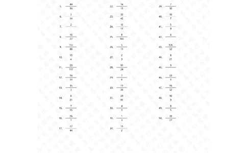 分数除法第1-20篇答案_编码0121-6年级数学口算计算_口算题（适合6年级）(1)_分数-除法（200篇）_（分数）除法高级（100篇）