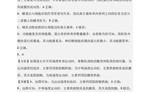 生物答案(1)_2023年10月_0210月合集_2024届云南省高三上学期10月第一次质量检测_云南省2024届高三上学期10月第一次质量检测生物