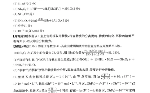 2024届河北省高三下学期普通高中学业水平选择性考试化学参考答案_2024年3月_013月合集_2024届河北省高中学业水平选择性考试模拟试题（四）