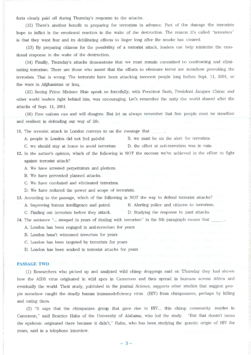 Modeltest5​_2025专四专八真题及备考资料_2009-2024专八真题+备考资料_24专八预测押题卷_专八押题卷7套_第5套预测+解析+听力