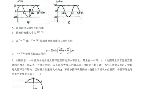 2024届山东省潍坊市高三下学期一模物理试题_2024年3月_013月合集_2024届山东省潍坊市滨州市高三一模_2024届山东省潍坊市滨州市高三一模物理