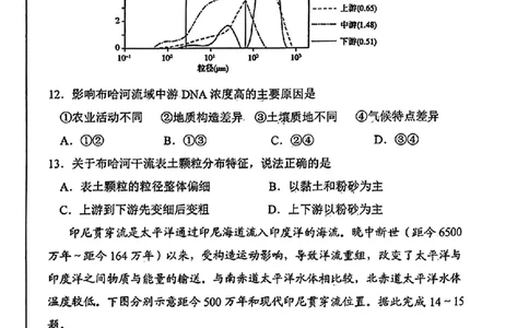 2024届山东省烟台市、德州市高三下学期二模地理试题(1)_2024年5月_025月合集_2024届山东省烟台市德州市高三下学期二模考试