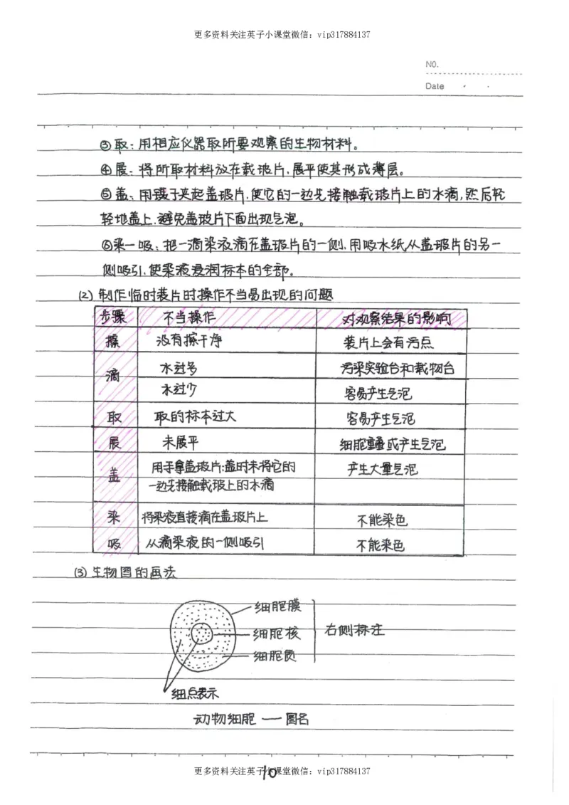 9）中考生物状元笔记（154页）_赠送小初高学霸笔记等_赠_中考状元笔记