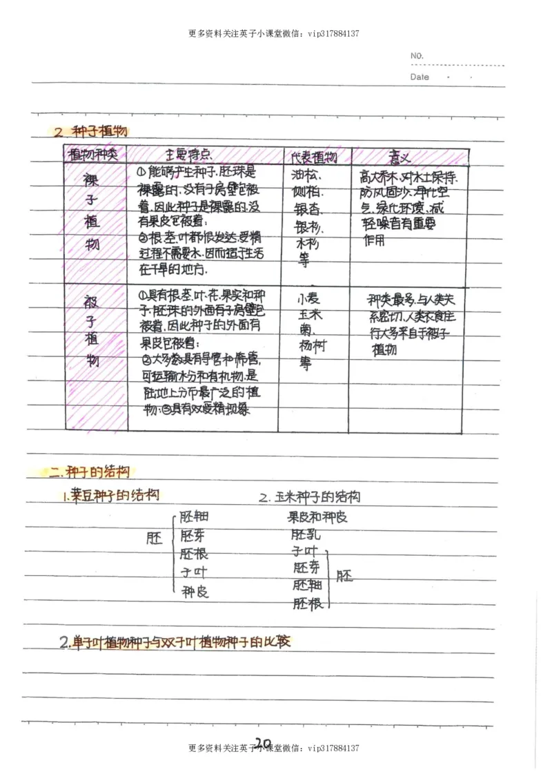 9）中考生物状元笔记（154页）_赠送小初高学霸笔记等_赠_中考状元笔记