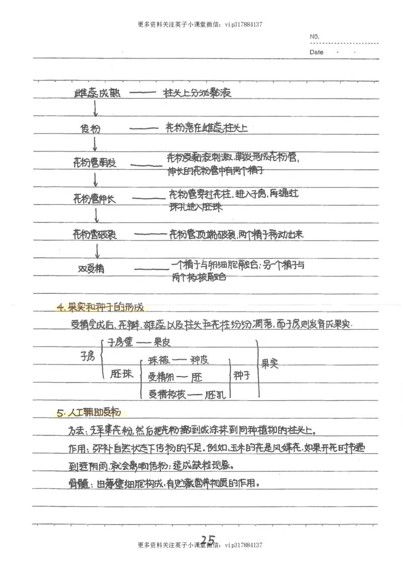 9）中考生物状元笔记（154页）_赠送小初高学霸笔记等_赠_中考状元笔记