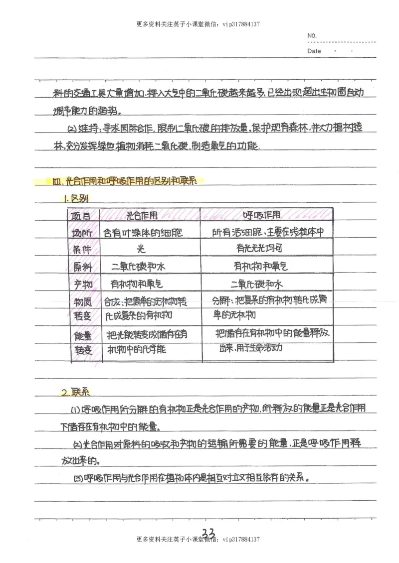 9）中考生物状元笔记（154页）_赠送小初高学霸笔记等_赠_中考状元笔记