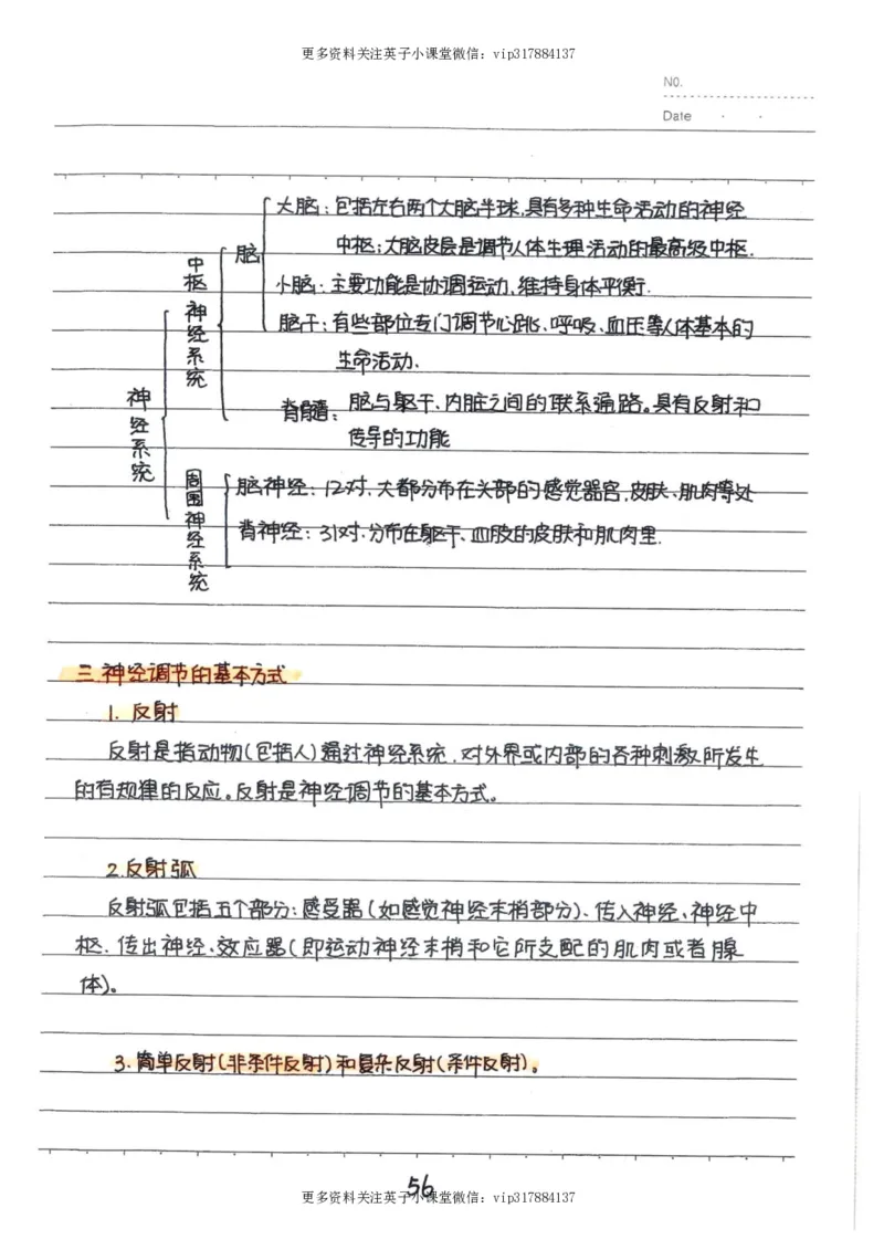9）中考生物状元笔记（154页）_赠送小初高学霸笔记等_赠_中考状元笔记