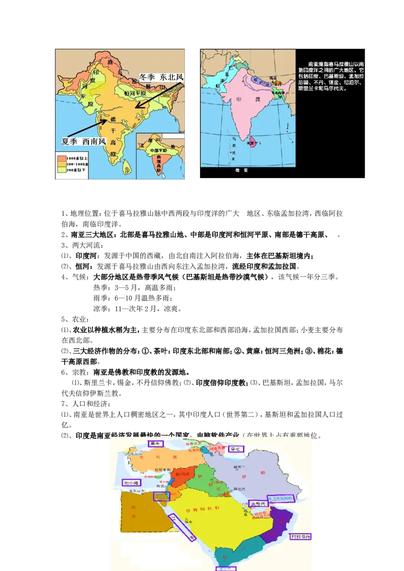 品优教学2018年中考地理复习提纲(精品)_赠送小初高学霸笔记等_小初高知识点_小初高知识点_中考地理知识点