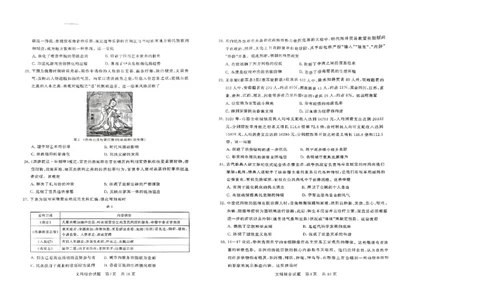 2024届山西高三第二次学业质量评价文科综合试题(1)_2024年3月_013月合集_2024届山西省高三第二次学业质量评估_山西省2024届高三第二次学业质量评估文综