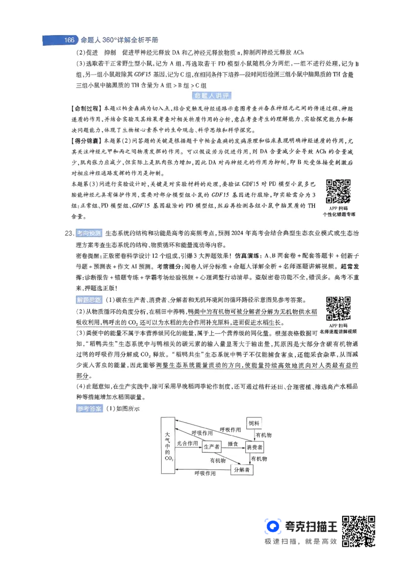 生物学AB卷答案及解析_2024高考押题卷_12024天星全系列_@@@天星临考押题密卷汇总重复_2024年tx高考临考押题密卷辽宁专版