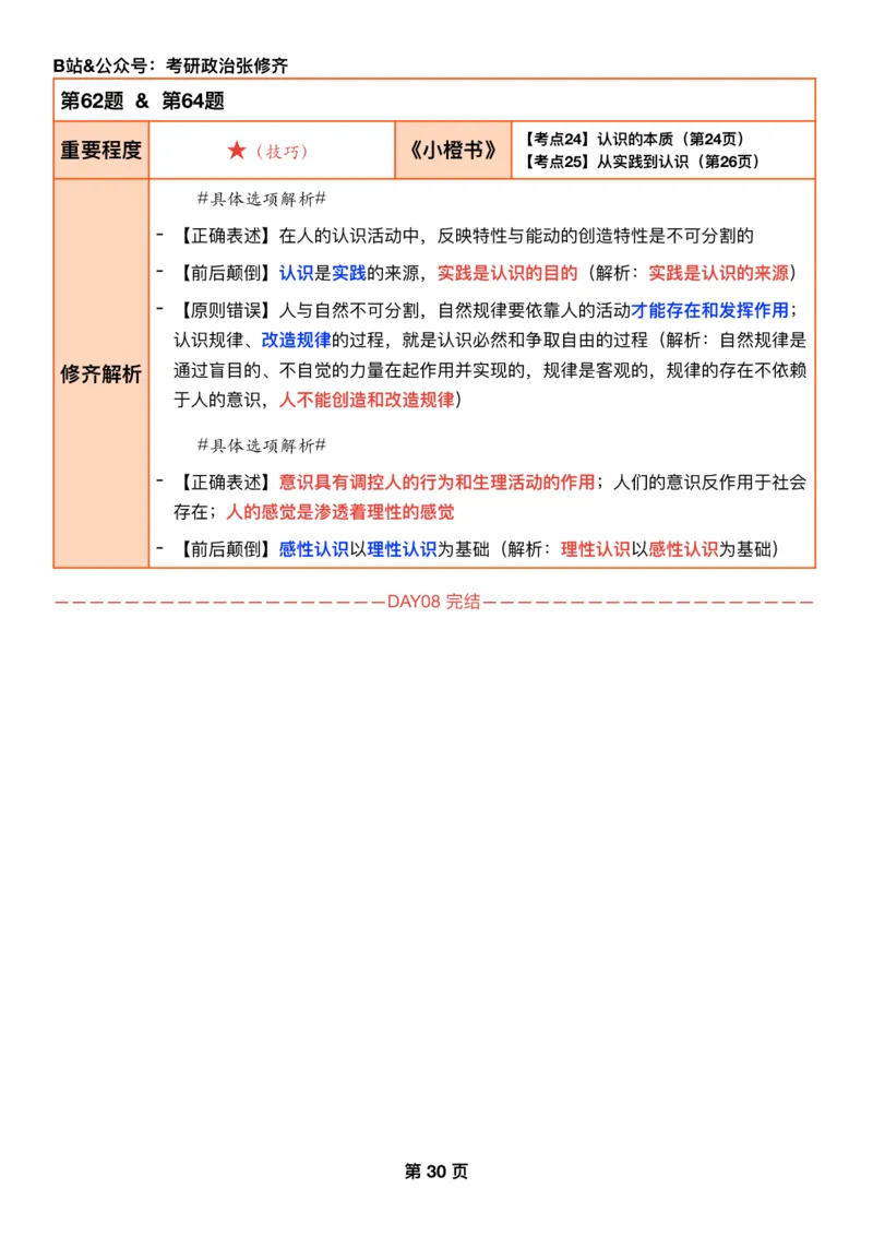 26考研_肖一千题背诵手册修齐带刷营DAY08_2025专四专八真题及备考资料_肖秀荣押题汇总_11张修齐十页纸_26张修齐肖1000题带刷笔记