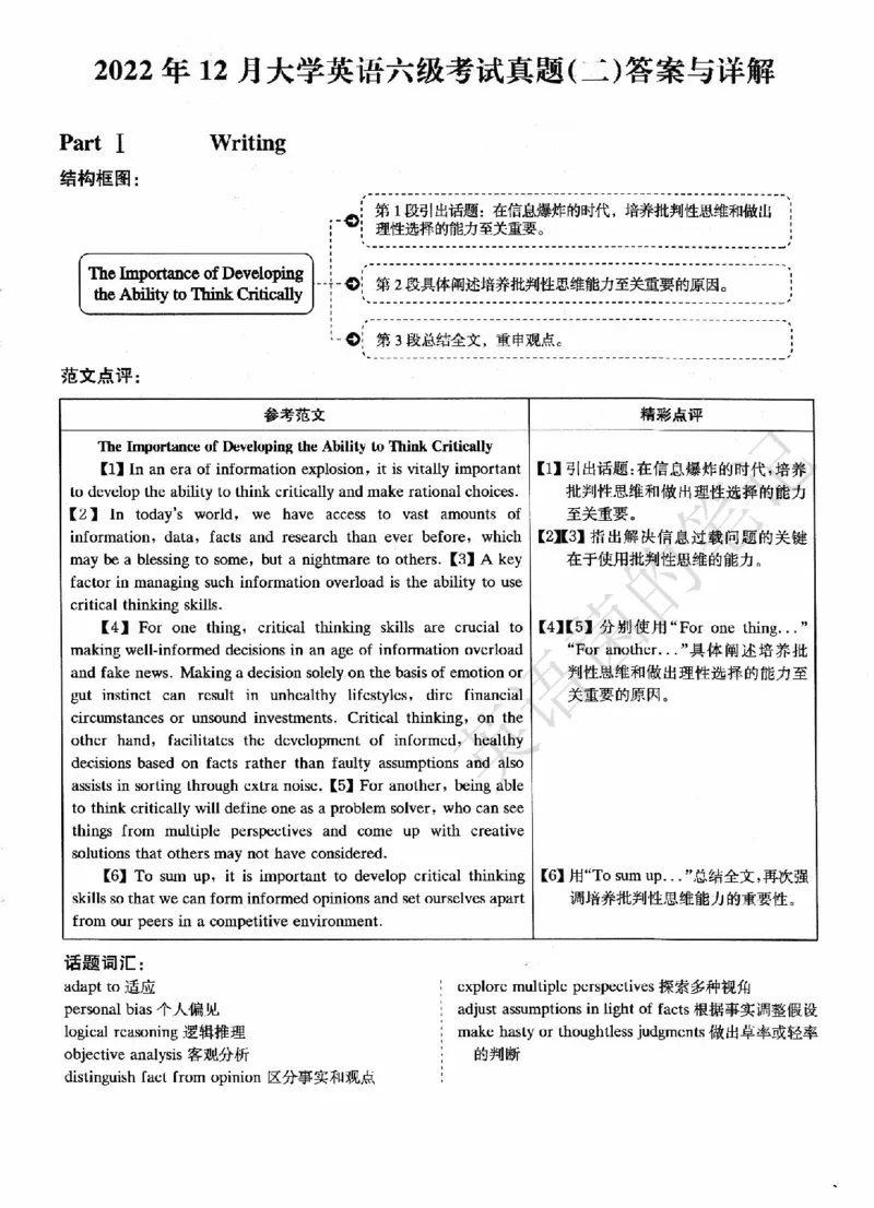 2022.12英语六级解析第2套_历年英语四六级真题+解析合集2015-2023.6_2022年12月四六级完整解析版_2022年12月CET6真题+解析+听力音频全3套_2022.12六级解析全3套