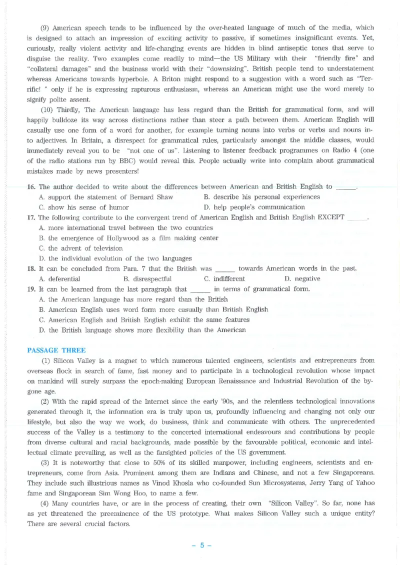 Modeltest3​_2025专四专八真题及备考资料_2009-2024专八真题+备考资料_24专八预测押题卷_专八押题卷7套_第3套预测+解析+听力