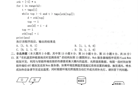 浙江省A9协作体2023-2024学年高三暑假返校联考技术(1)_2023年8月_028月合集_2024届浙江省A9协作体高三上学期暑假返校联考