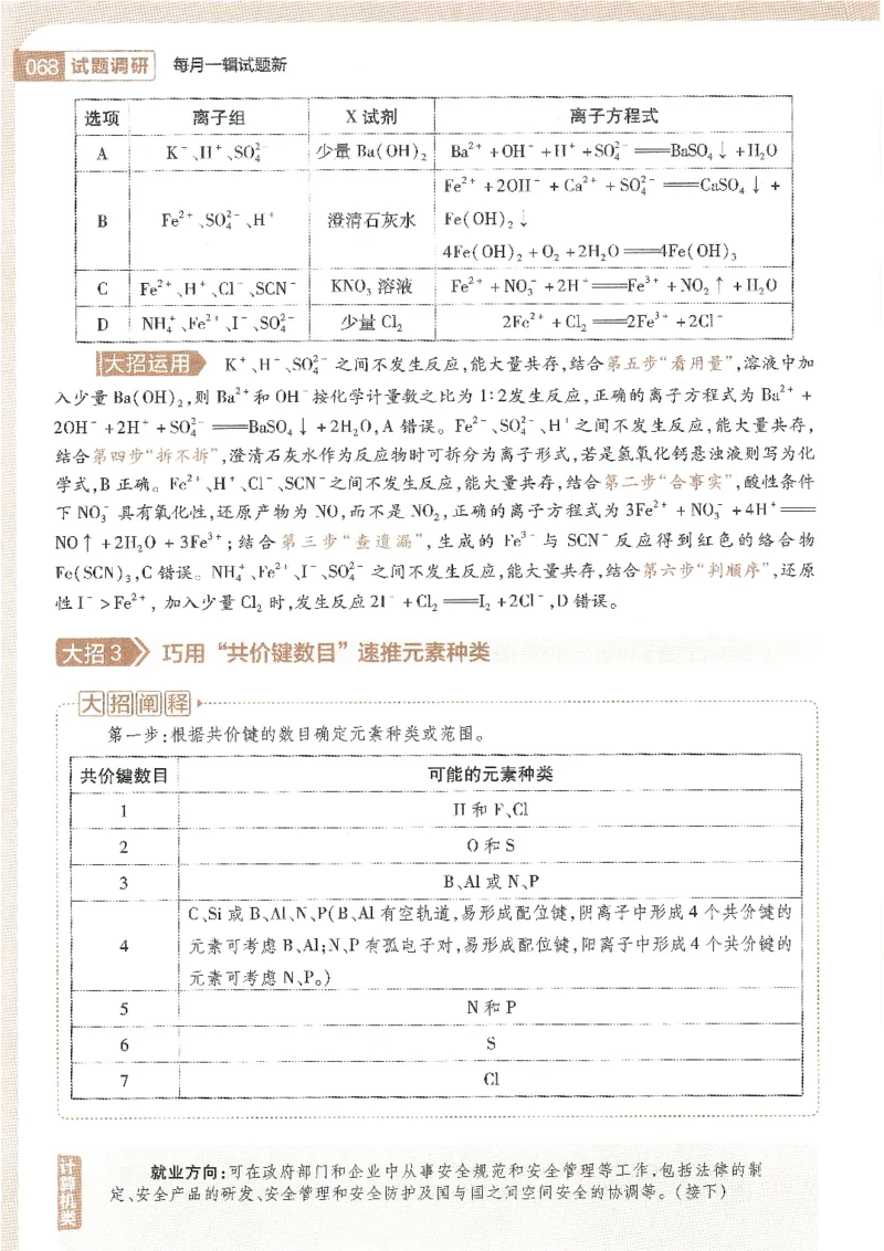 试题调研第十辑化学_2023高考押题卷_试题调研8910期考前推荐看的三期_试题调研第十期考前抢分必备_试题调研第十辑