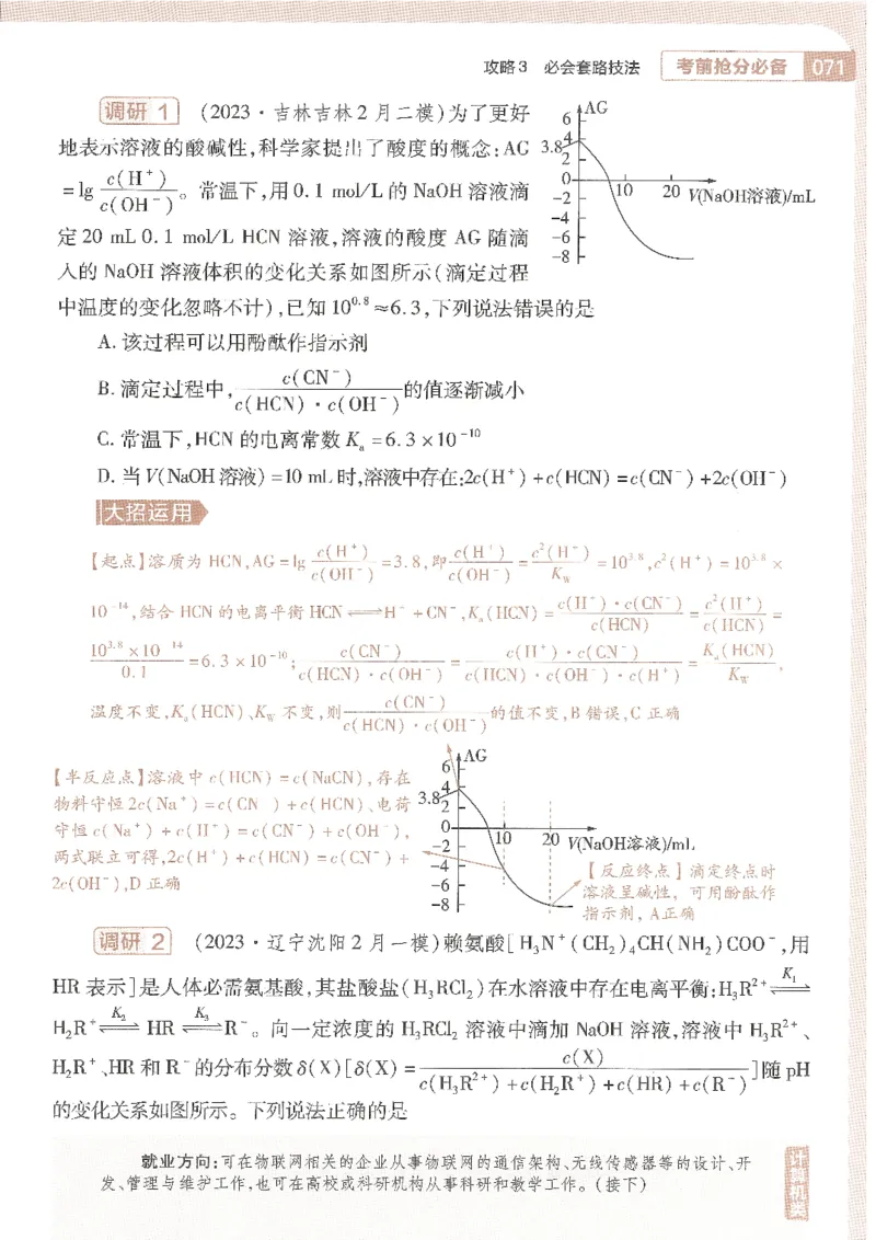 试题调研第十辑化学_2023高考押题卷_试题调研8910期考前推荐看的三期_试题调研第十期考前抢分必备_试题调研第十辑
