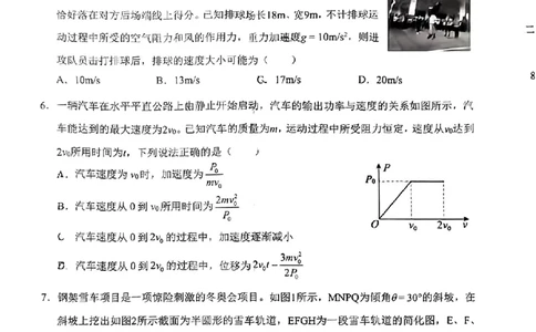 重庆育才中学西南大学附中高2024届拔尖强基联盟高三十月联合考试物理(1)_2023年10月_0210月合集_2024届重庆育才中学西南大学附中高拔尖强基联盟高三十月联合考试